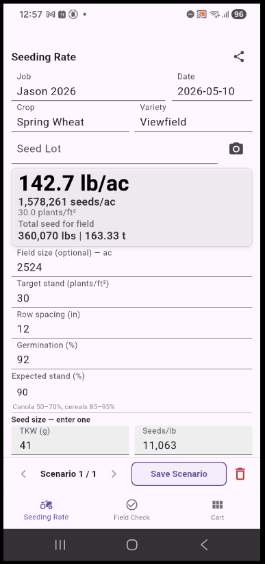 Seeding Rate